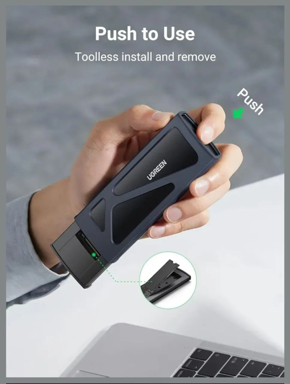 CASE SSD-M2 Externo UGREEN  - Foto 2