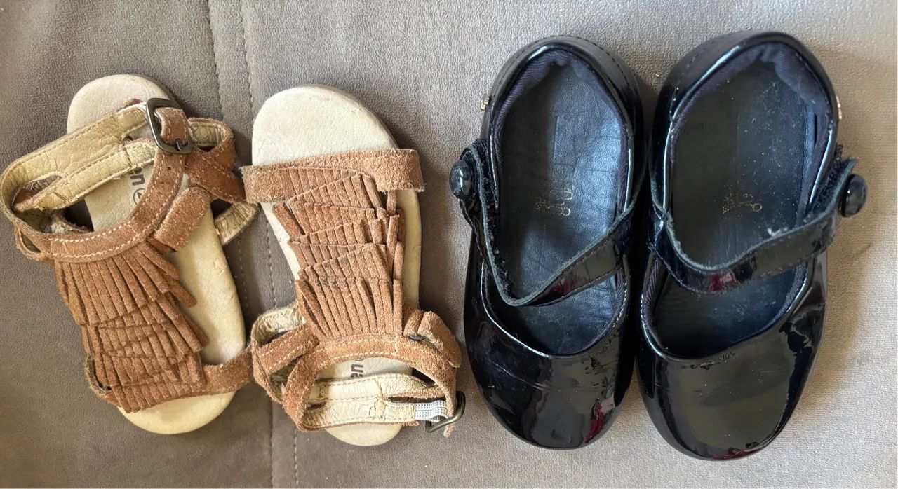 Sapato bibi e sandália green TAM 22  - Foto 2