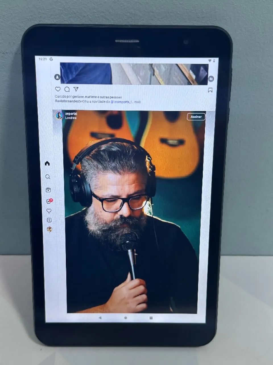 Tablet 8 polegadas Multilaser MLX8 4g Quad Core Android chip   - Foto 4