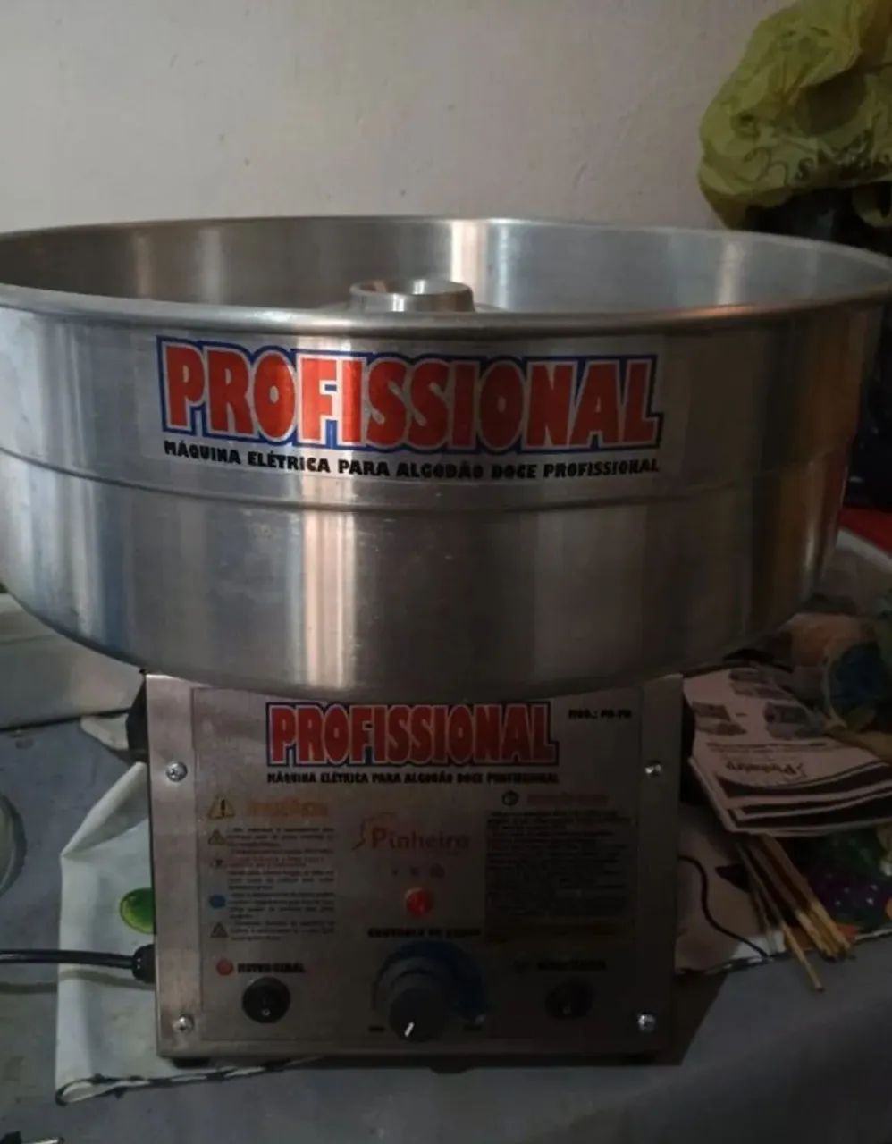 Máquina de algodão doce profissional - Foto 2