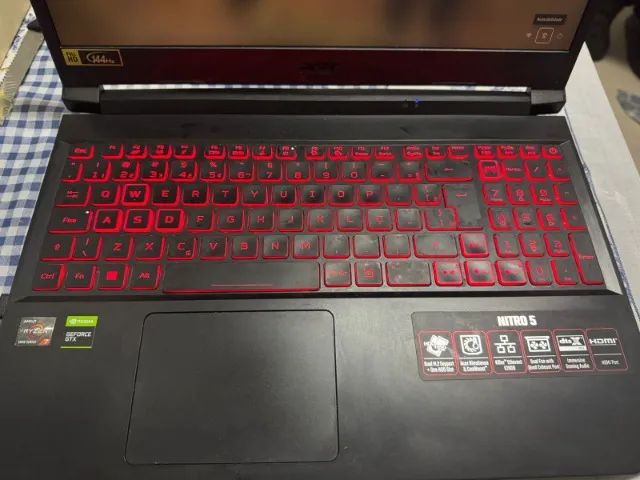 Notebook Gamer Acer Nitro 5 AN515-45-R0M5 AMD Ryzen R7-5800H