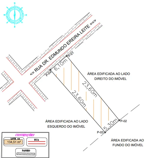 Vendo ou Alugo Área Comercial Premium no Coração de Cruz das Almas (Com 134,51 M2)