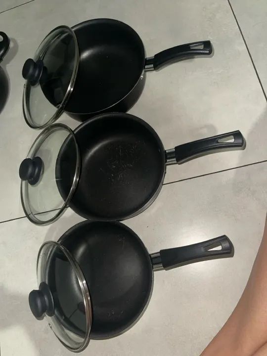 Jogo de Panelas com Tampa de Vidro - Foto 3