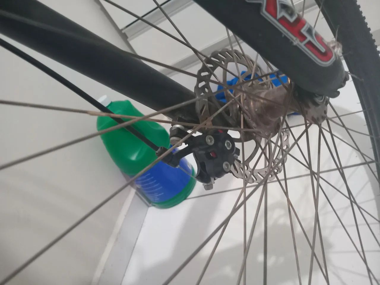 Bicicleta com freio a disco