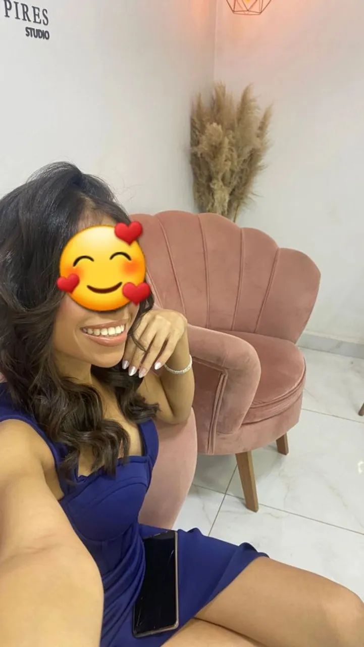 Vestido Longo Azul Decote Coração - Foto 3