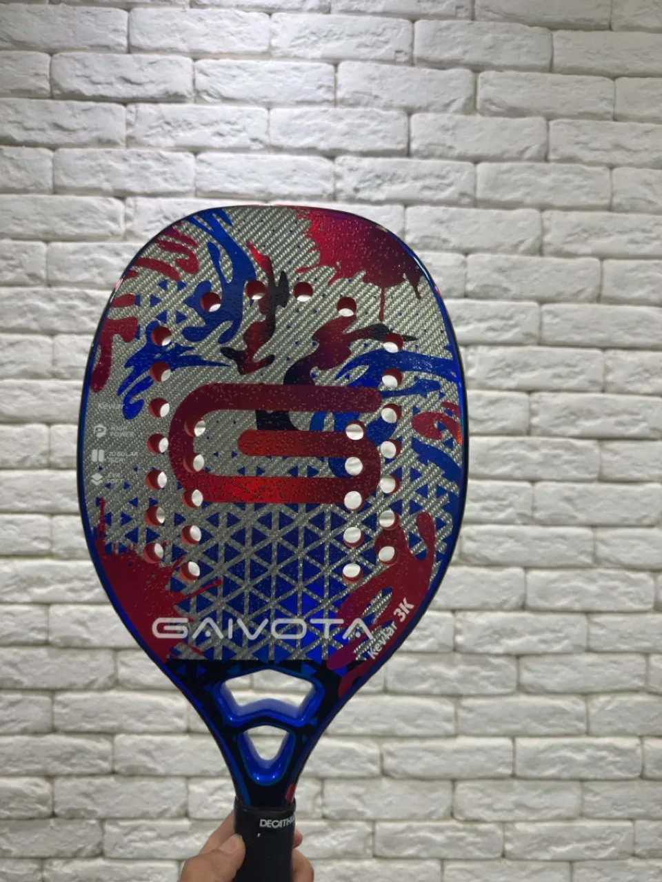 Raquete de Beach Tennis Gaivota Kevlar 3K