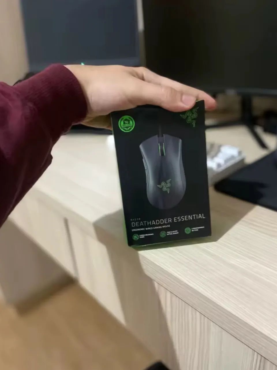 Mouse Razer DeathAdder Essencial - Novo e Lacrado - Foto 5