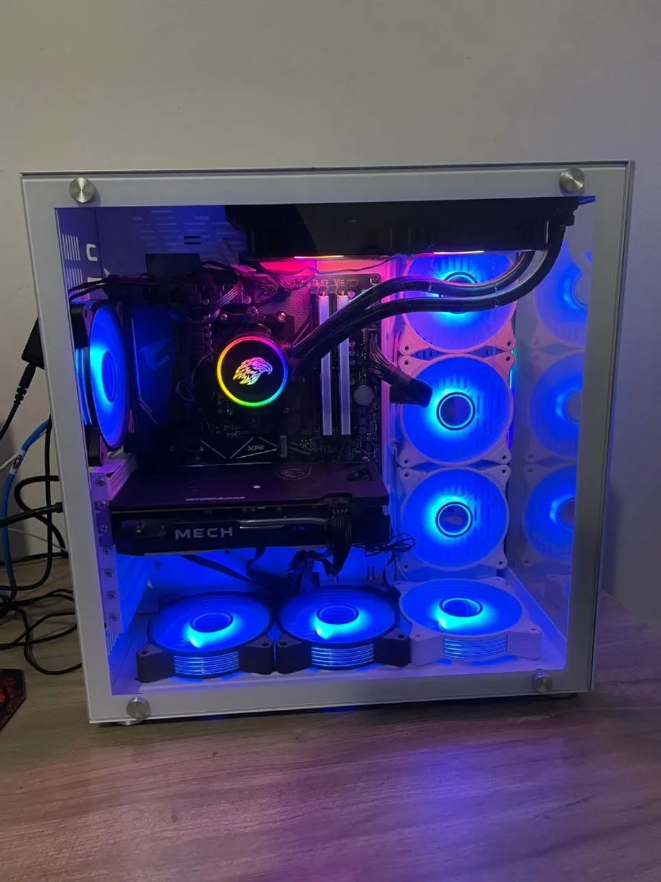 PC Gamer Completo + Monitor 144Hz: Ryzen 5 5600G + RX 6650 XT + Periféricos