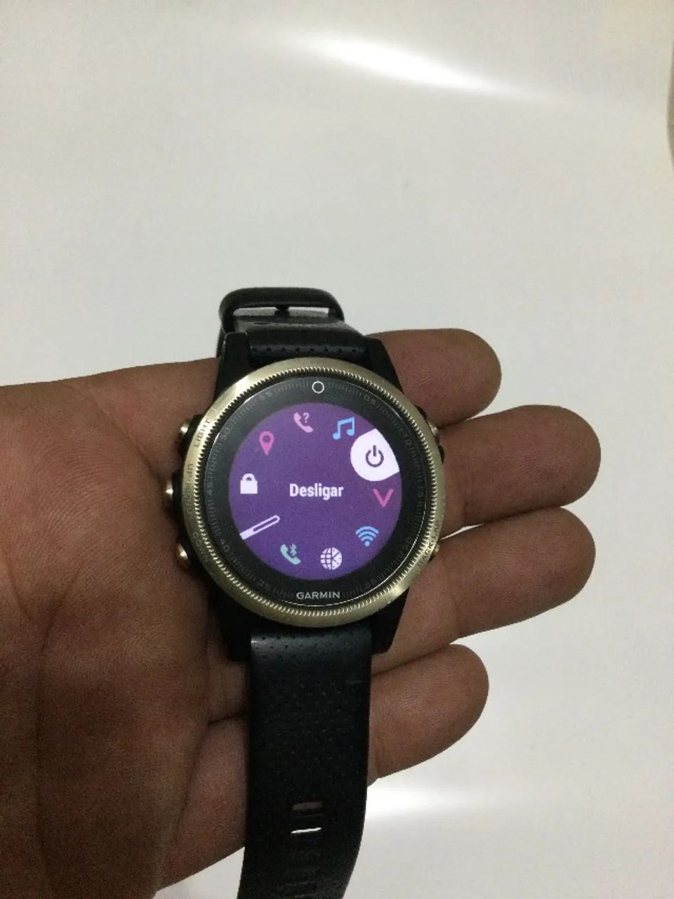 relogio garmin fenix 5s edição especial vidro zafira - Foto 4