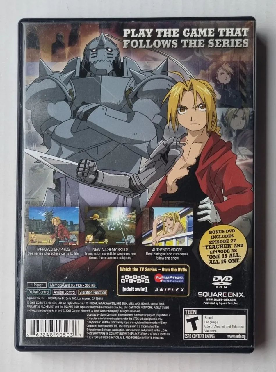 Fullmetal Alchemist 2 - Curse of the Crimson Elixir PS2 - Foto 2