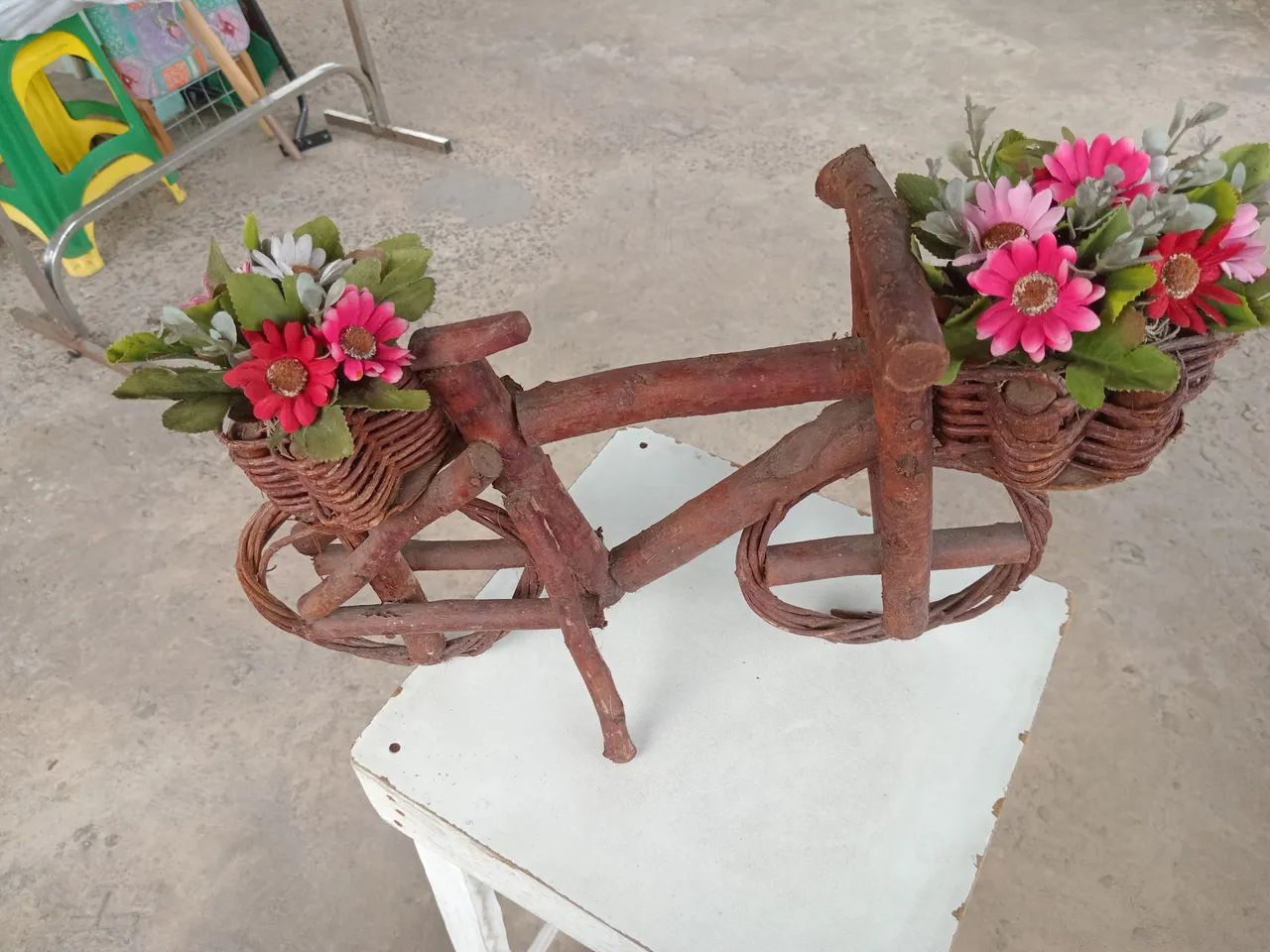 Bicicleta Decorativa para Flores - Foto 2