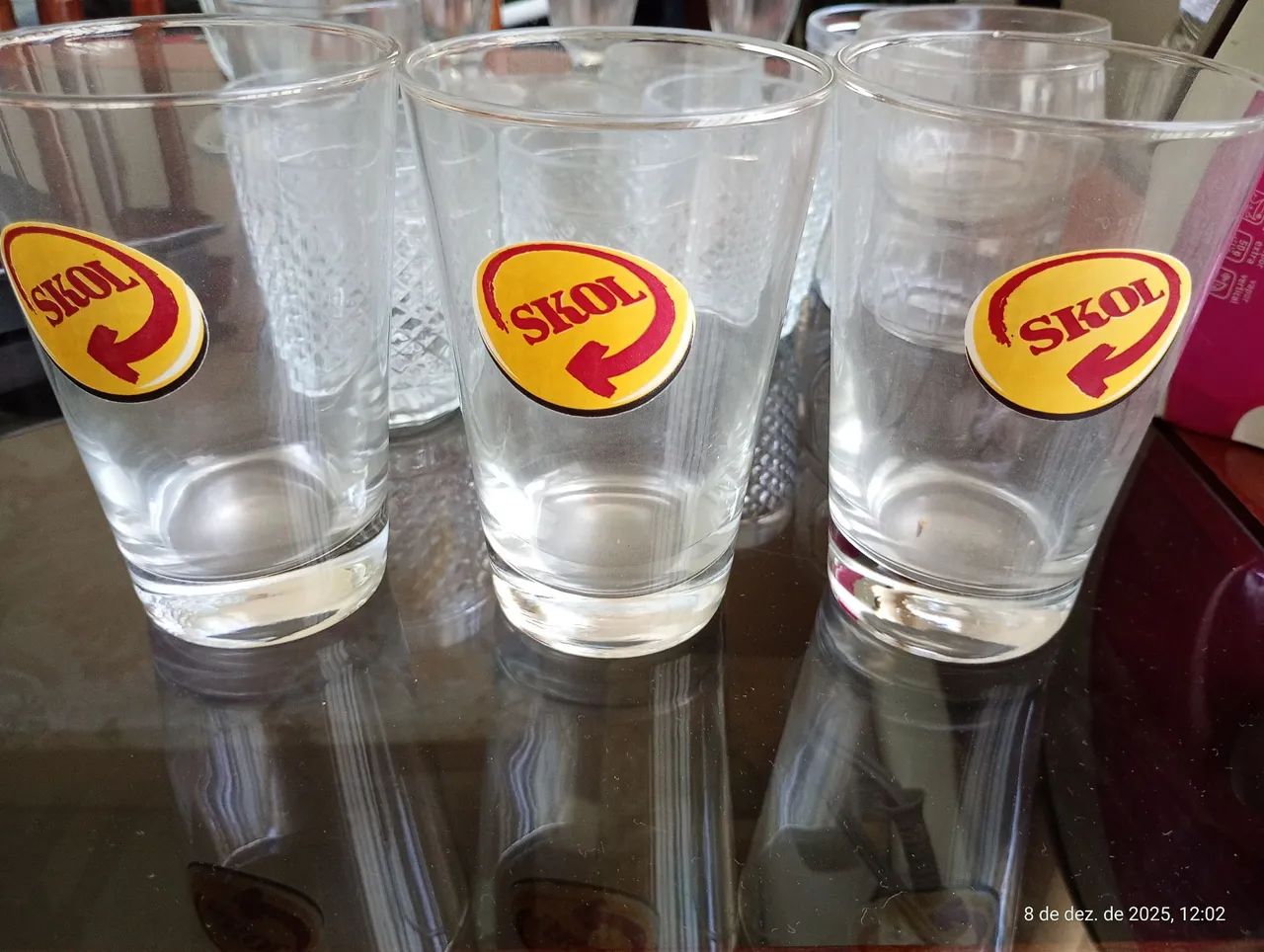 3 copos americanos Skol