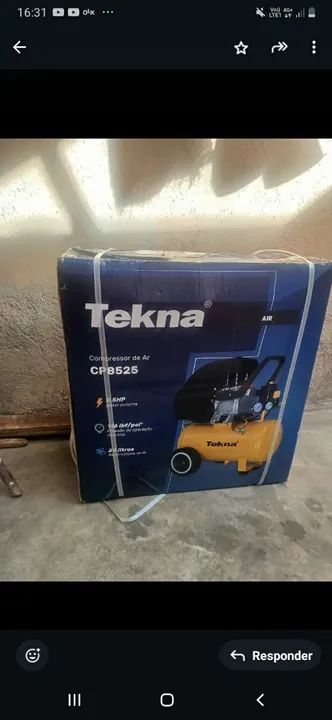 Compressor de ar Tekna CP8525