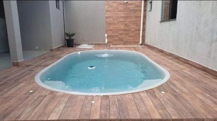 Piscina SILVER 5 Instalada! Aquecimento+ Led+ Cascata 