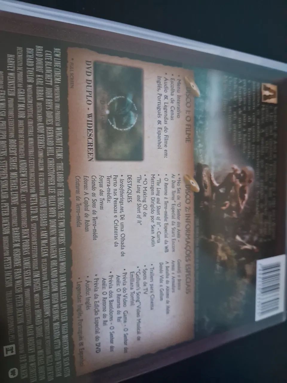DVD O Senhor dos Anéis: As Duas Torres - Edição dupla Widescreen - Foto 4