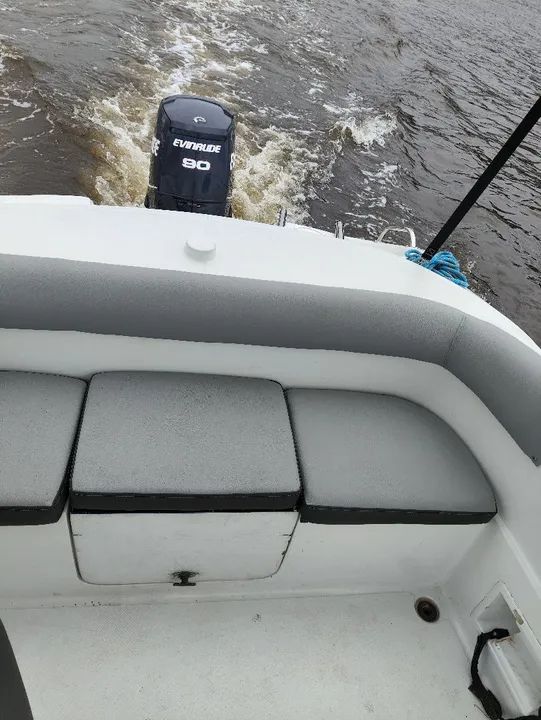 LANCHA ANGRA 16 PÉS + E-TEC 90HP 2014 # P/ 6 PESSOAS  - Foto 8