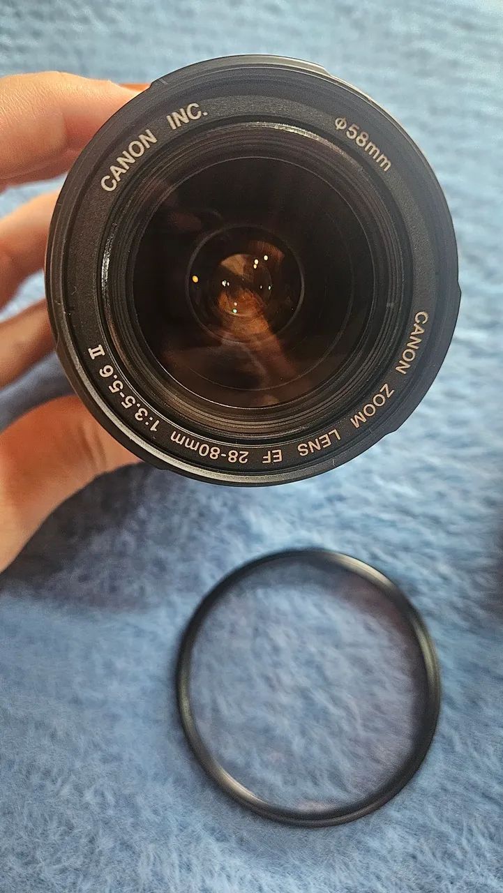 Kit de Lentes Canon EF Zoom - 28-80mm e 75-300mm - Acessórios para