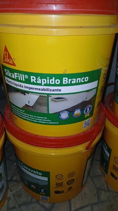 SikaFill® Rápido Branco - Manta líquida impermeabilizante