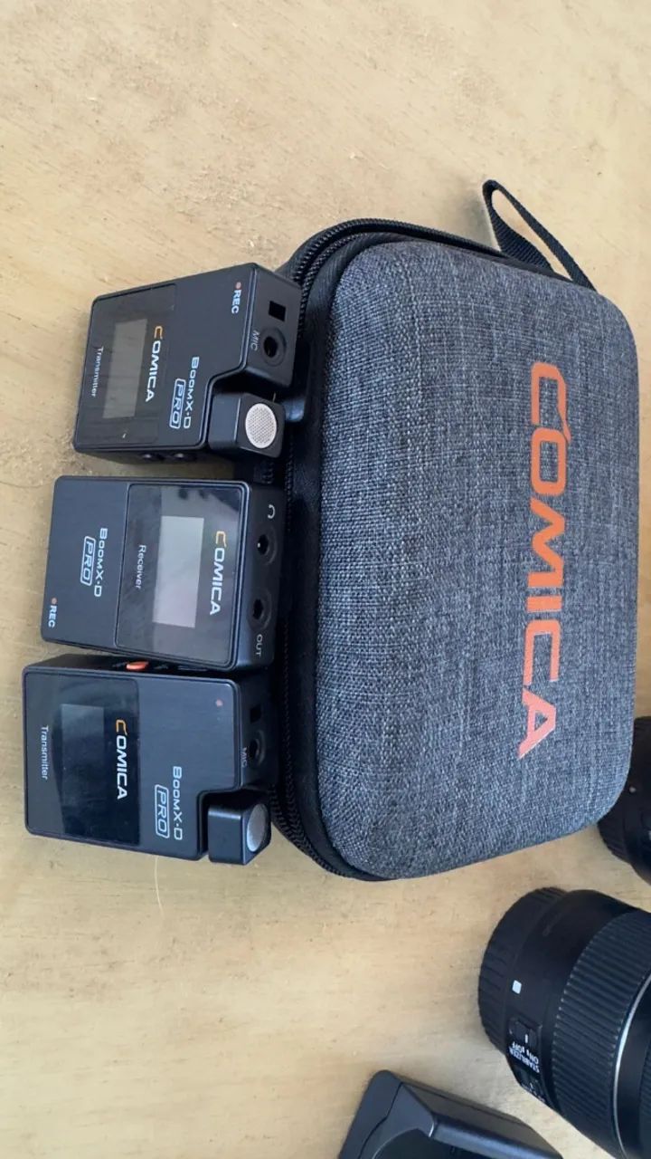 Microfone De Lapela Sem Fio Comica Boomx-d2 Pro 16gb - Foto 2