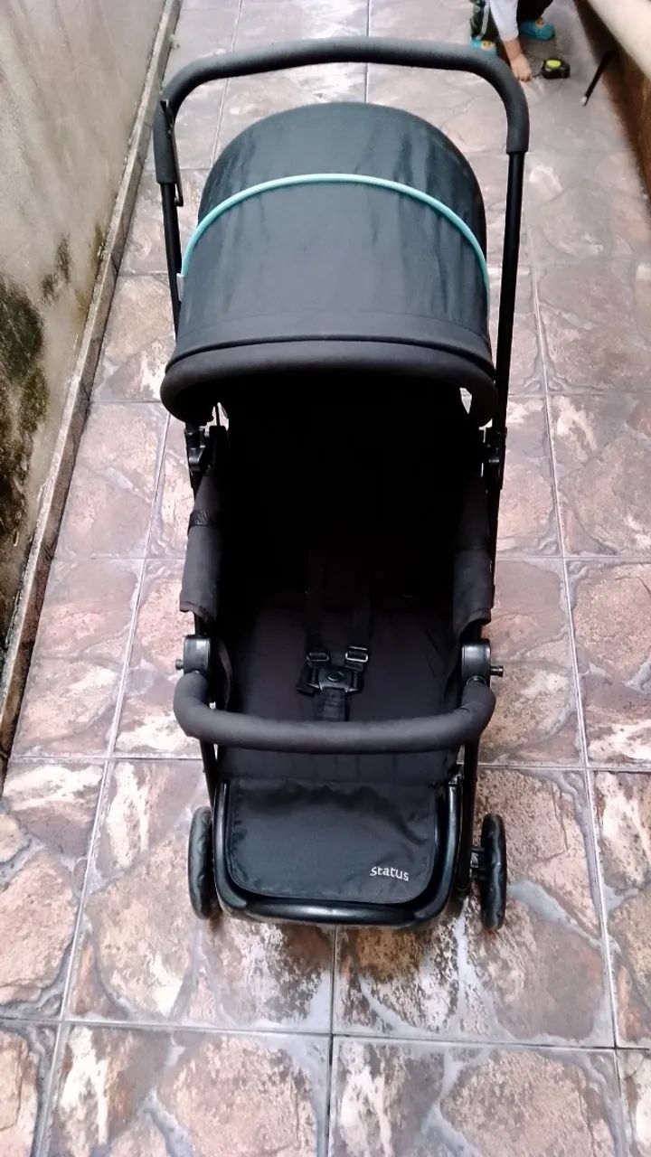Carrinho de bebê yoyage fecha fácil preto - Foto 4