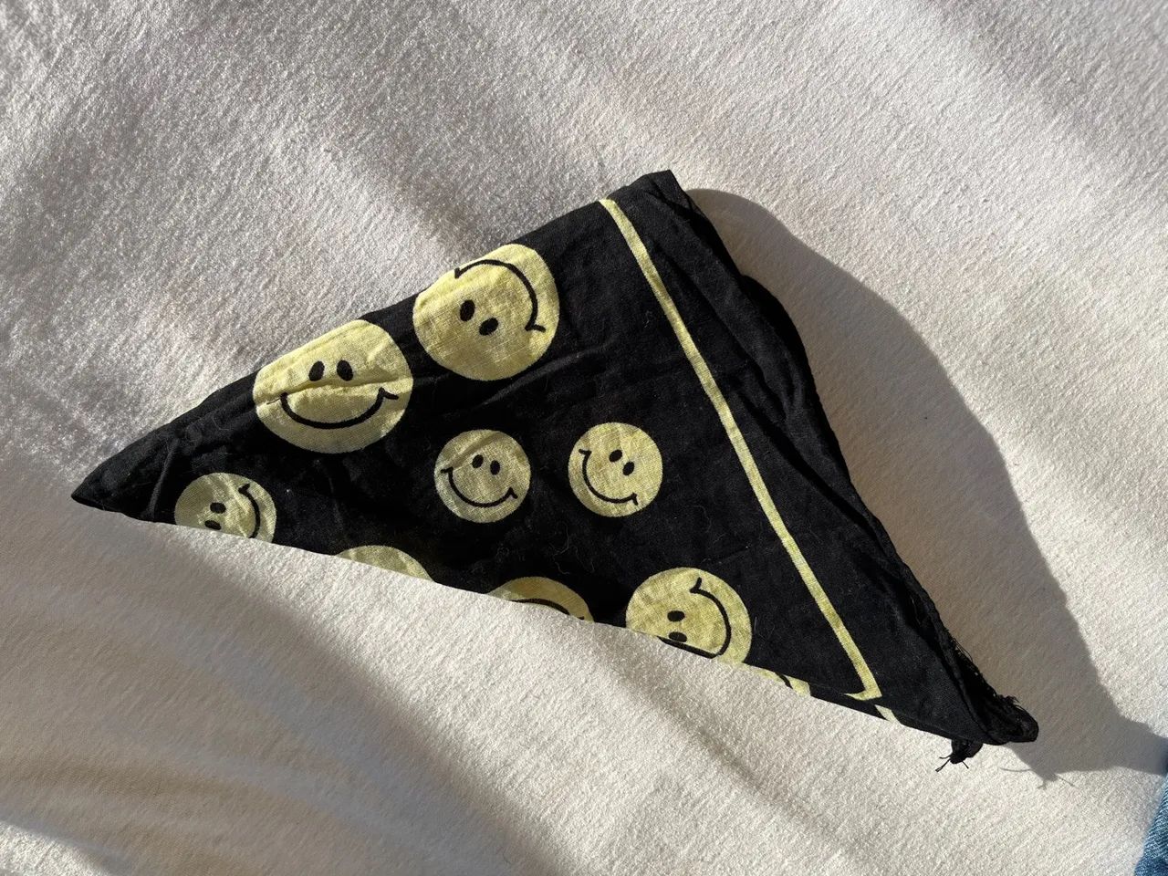 Lenço bandana smile face