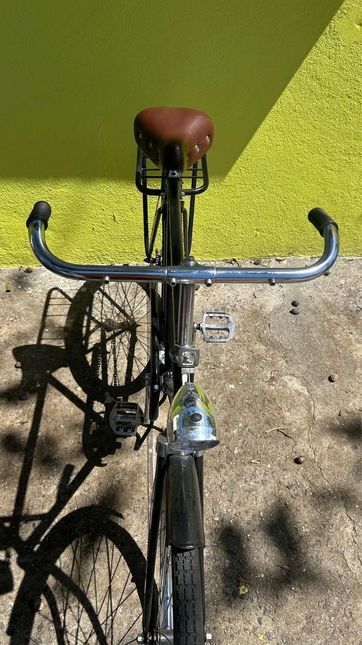Bicicleta Hercules Preta Masculino Fabricada na Decada 50