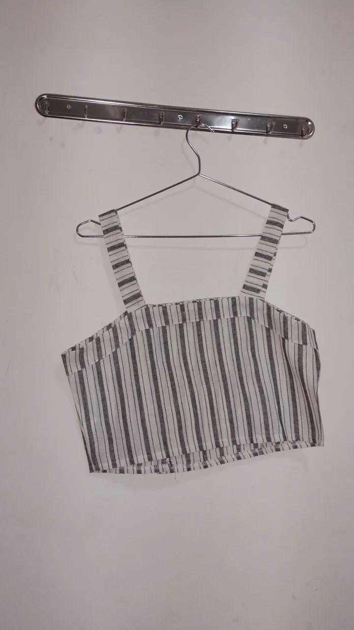 Cropped listrado - Foto 3
