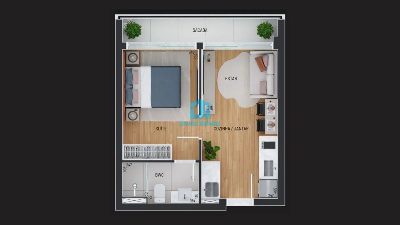 Apartamento à venda em Curitiba | 33m² | 1 Suíte | no Rebouças - Foto 3