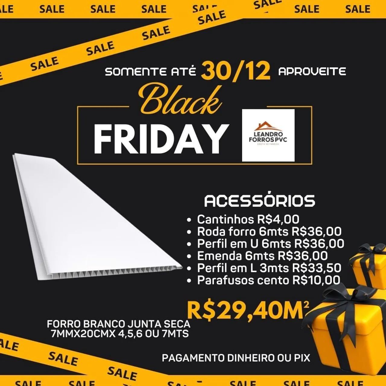Forro PVC na promoção Black Friday válida até 30/12/2025 - Foto 3