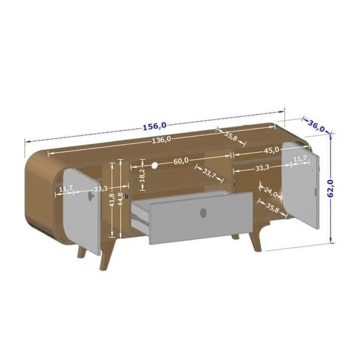 Rack Noronha para tv ate 75 tt W98 - Foto 2