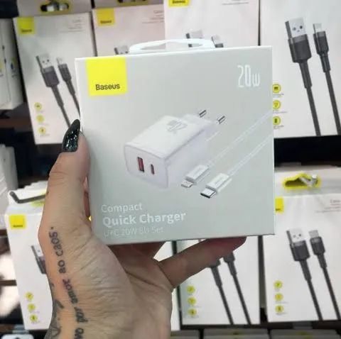 Carregador Baseus Cube 20W Fast Charging - Foto 3