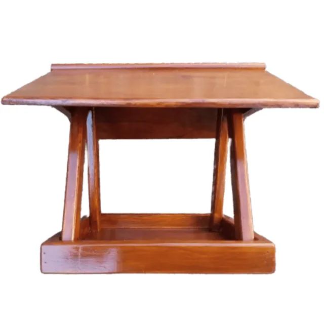 Comedouro p/ Aves Tratador de Pássaros em Madeira c/ Verniz - Foto 3