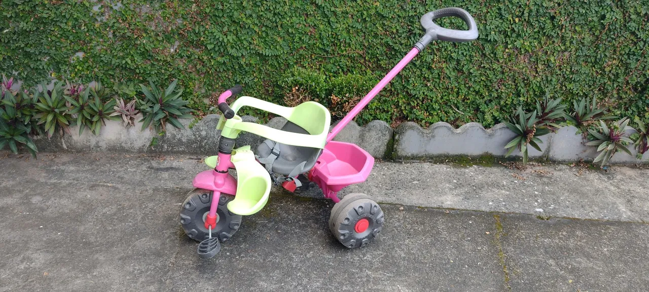 Triciclo Smart Plus Rosa Bandeirante