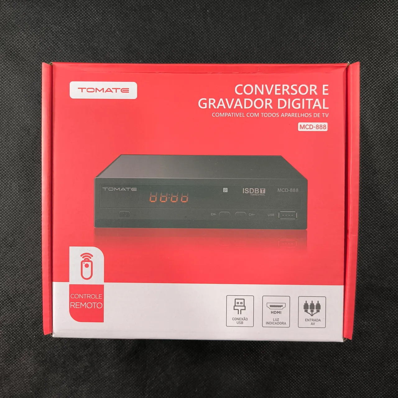 Conversor e Gravador Digital ISDB-T Tomate MCD-888