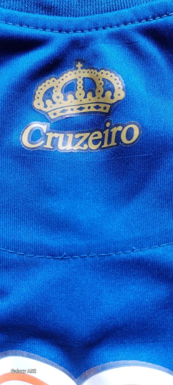 Camisa de Futebol CRUZEIRO feminina- Banco BMG - Tamanho M (semi nova) - Foto 5