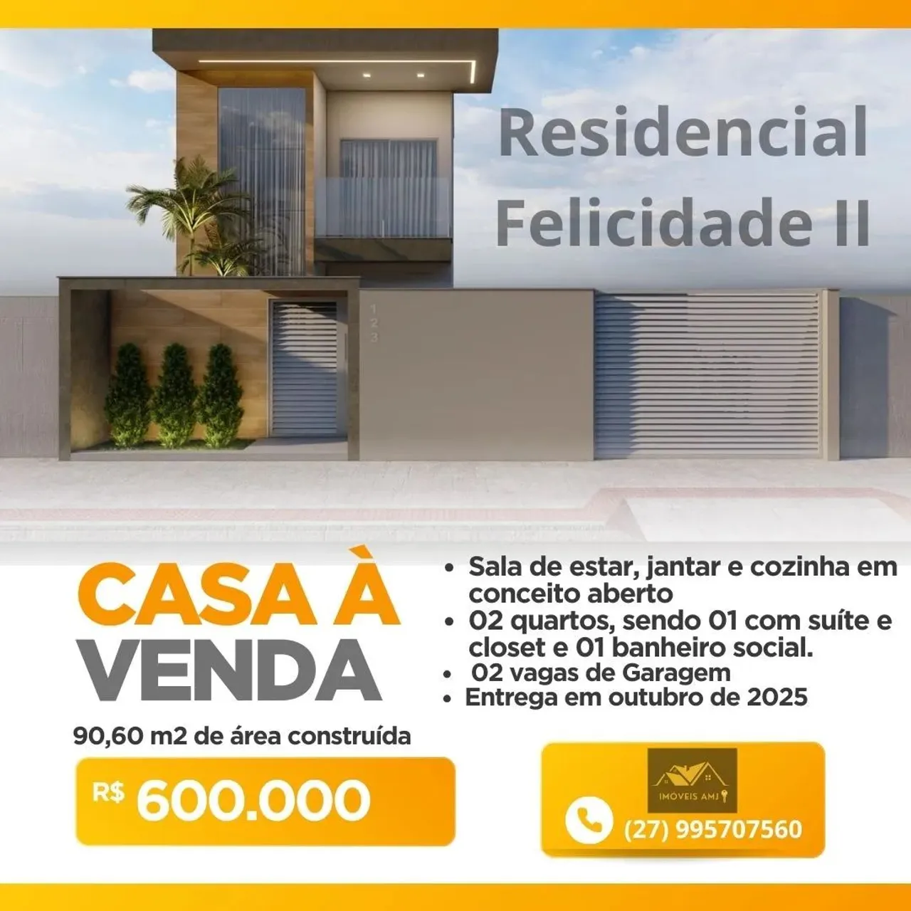 Vende-se Duplex  de 2 quartos com suíte e closet no Residencial Felicidade II