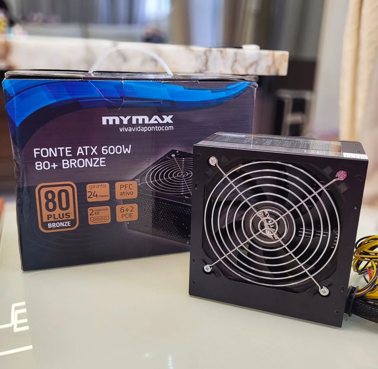 Fonte Gamer ATX 600W 80+ Bronze - Mymax