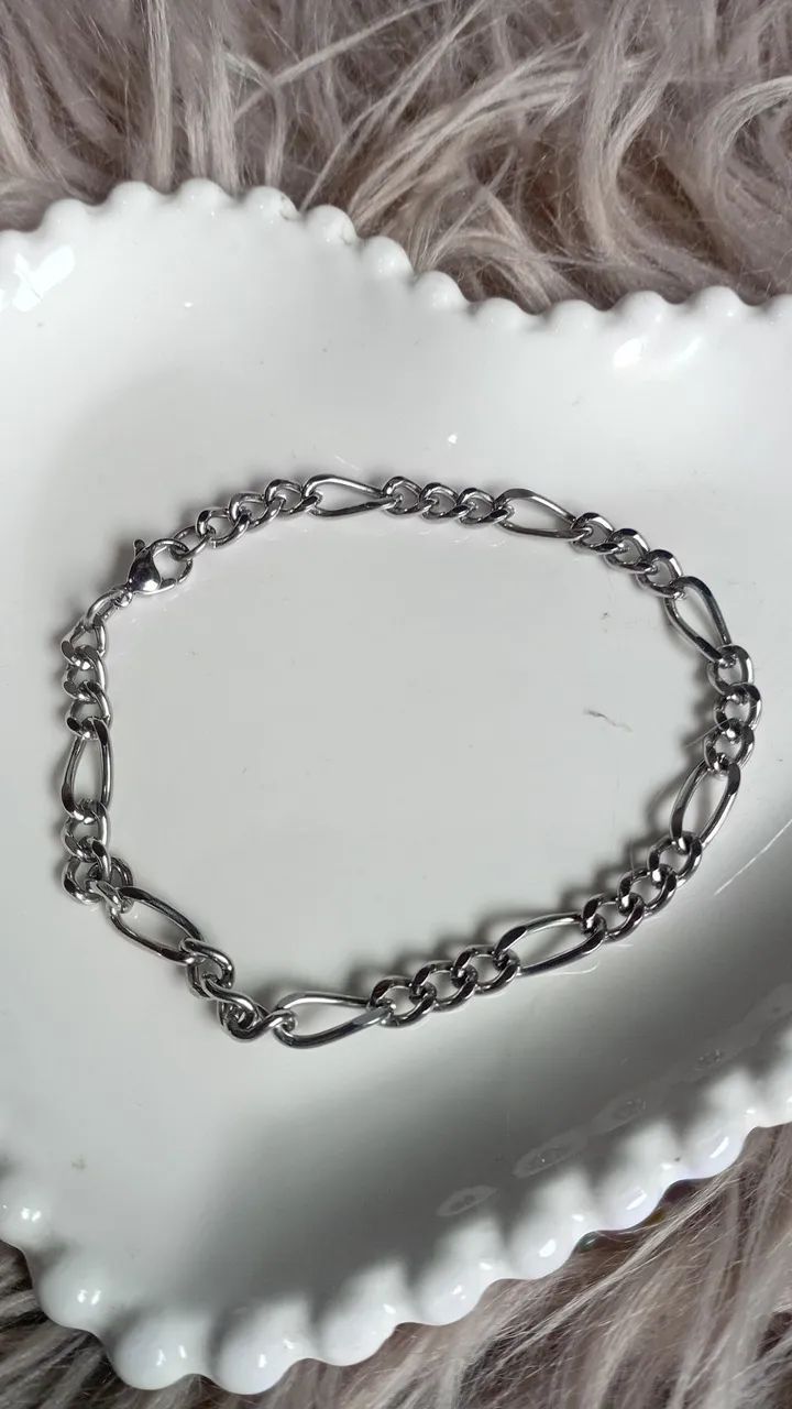 Pulseira de aço inoxidável Masculina  - Foto 4
