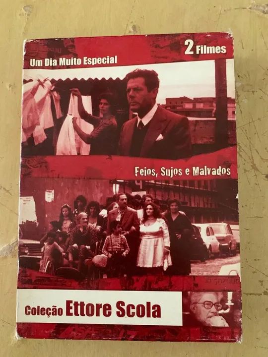 Coleção Ettore Scola - 2 DVDS filmes RARO