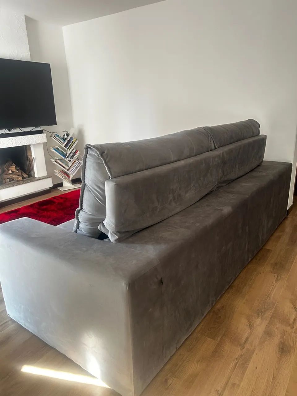 Sofá estiloso, aceito troca