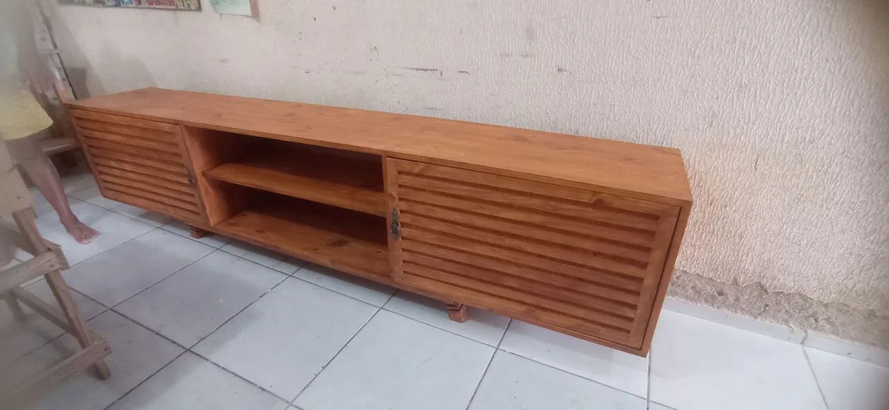 Rack de madeira maciça pinus  - Foto 2
