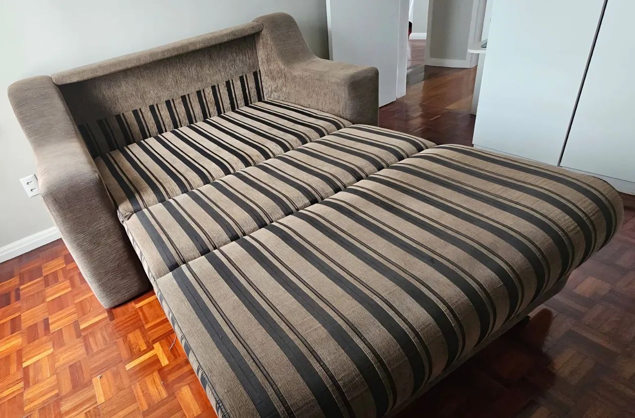 SOFÁ CAMA CASAL COM BAÚ  - Foto 4
