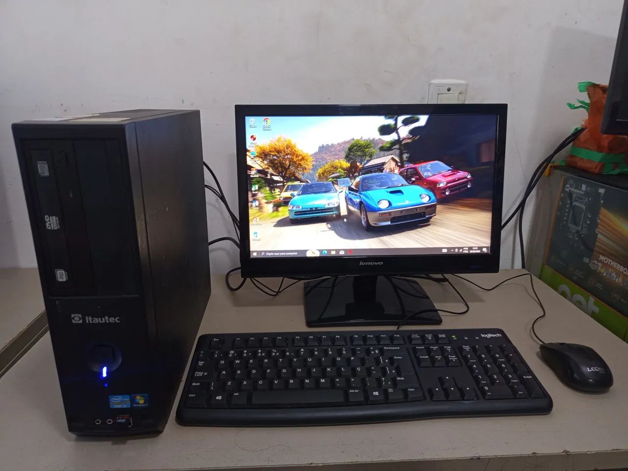 Computador core i3-4170 8GB memória tela 19 polegadas top - Foto 4