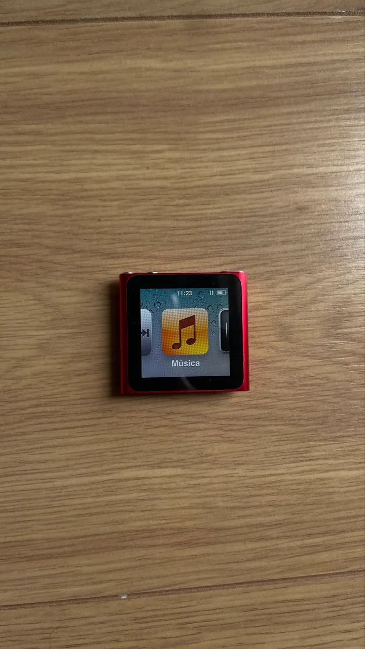 iPod Nano 6ª Geração Vermelho Apple Funcional + Acessórios