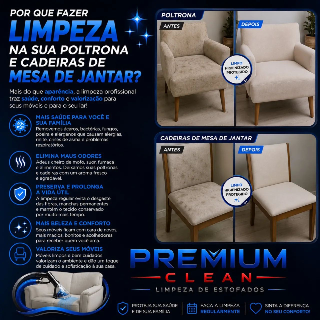 Limpeza de estofados  - Foto 3