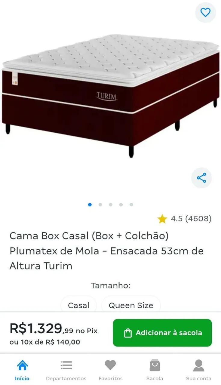 CAMA BOX ALTA QUALIDADE SEMI NOVA - Foto 4