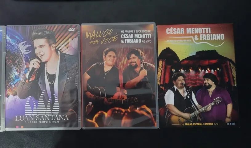 DVDs Cesar Menotti e Fabiano / Luan Santana