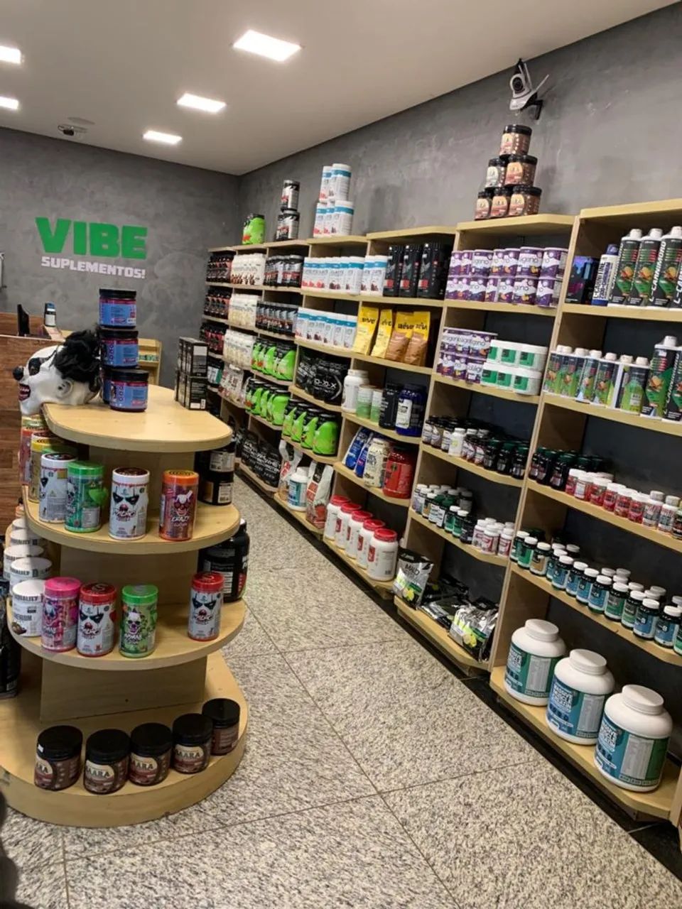 ESTRUTURA COMPLETA - PRATELEIRAS E CENTRAL - PRODUTOS NATURAIS E SUPLEMEN - Foto 3