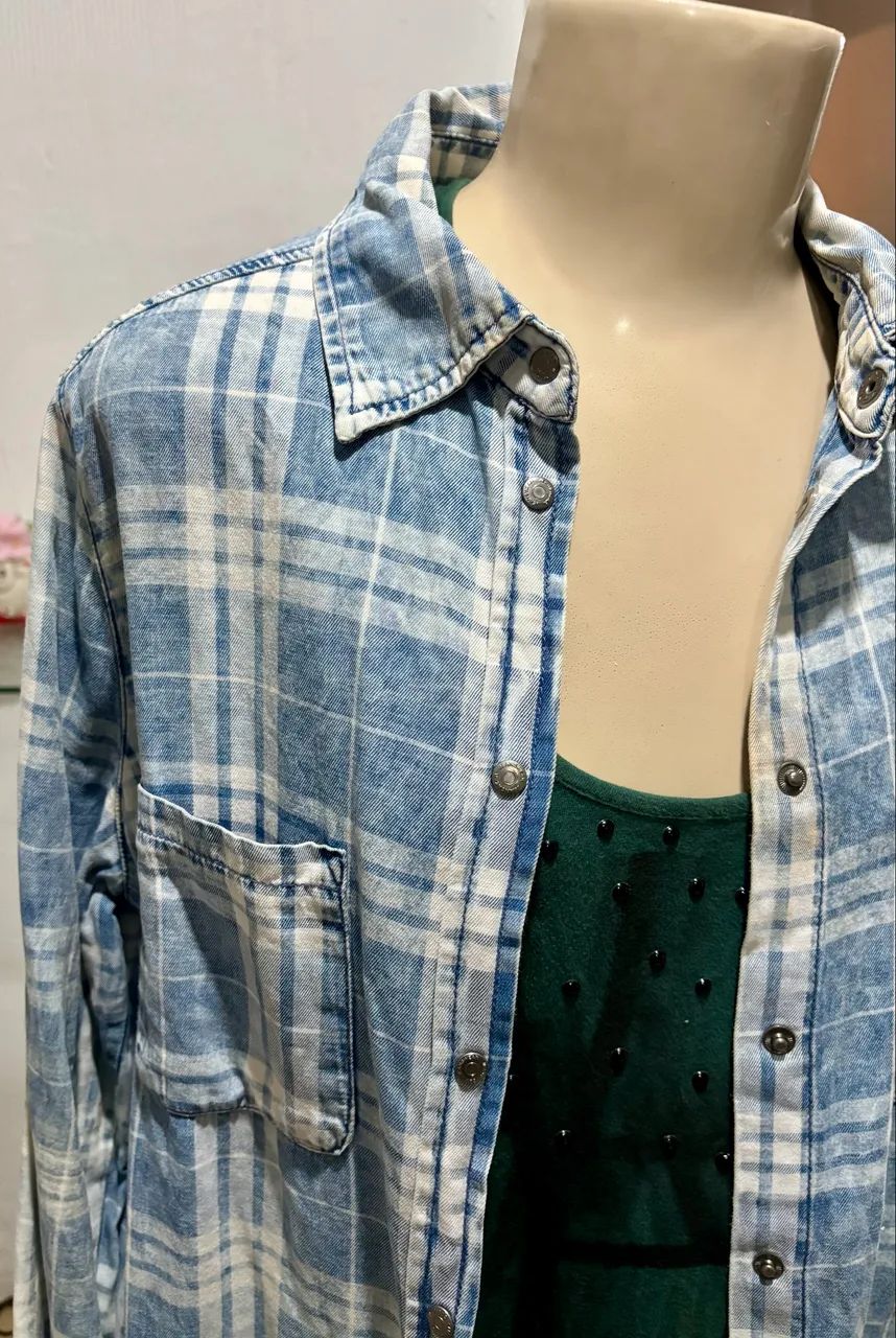 Blusa de xadrez  - Foto 2