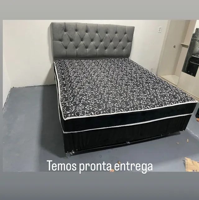 Temos pronta entrega. CAMA QUEEN molas 